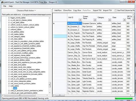 shogun 2 pack file manager